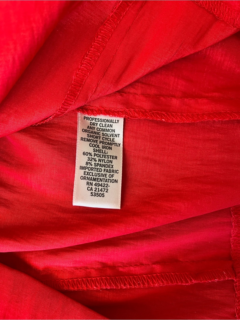 Cache Rosetta Cocktail HOCO Semiformal Red Ruffle Holiday Dress - Picture 5 of 8